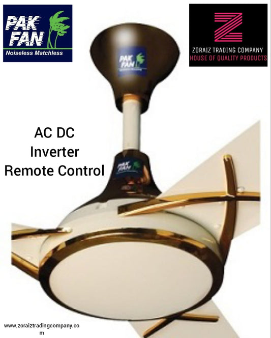 Pak Fan Ac Dc Inverter Aspire Model Remote Control 56 Inch Pure Copper Wire