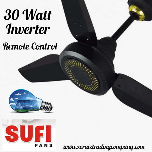 Sufi Fan Ceiling 56'' Inverter Ac 30 Watt/Energy Saver Latest Model Remote Control Pure Copper Wire