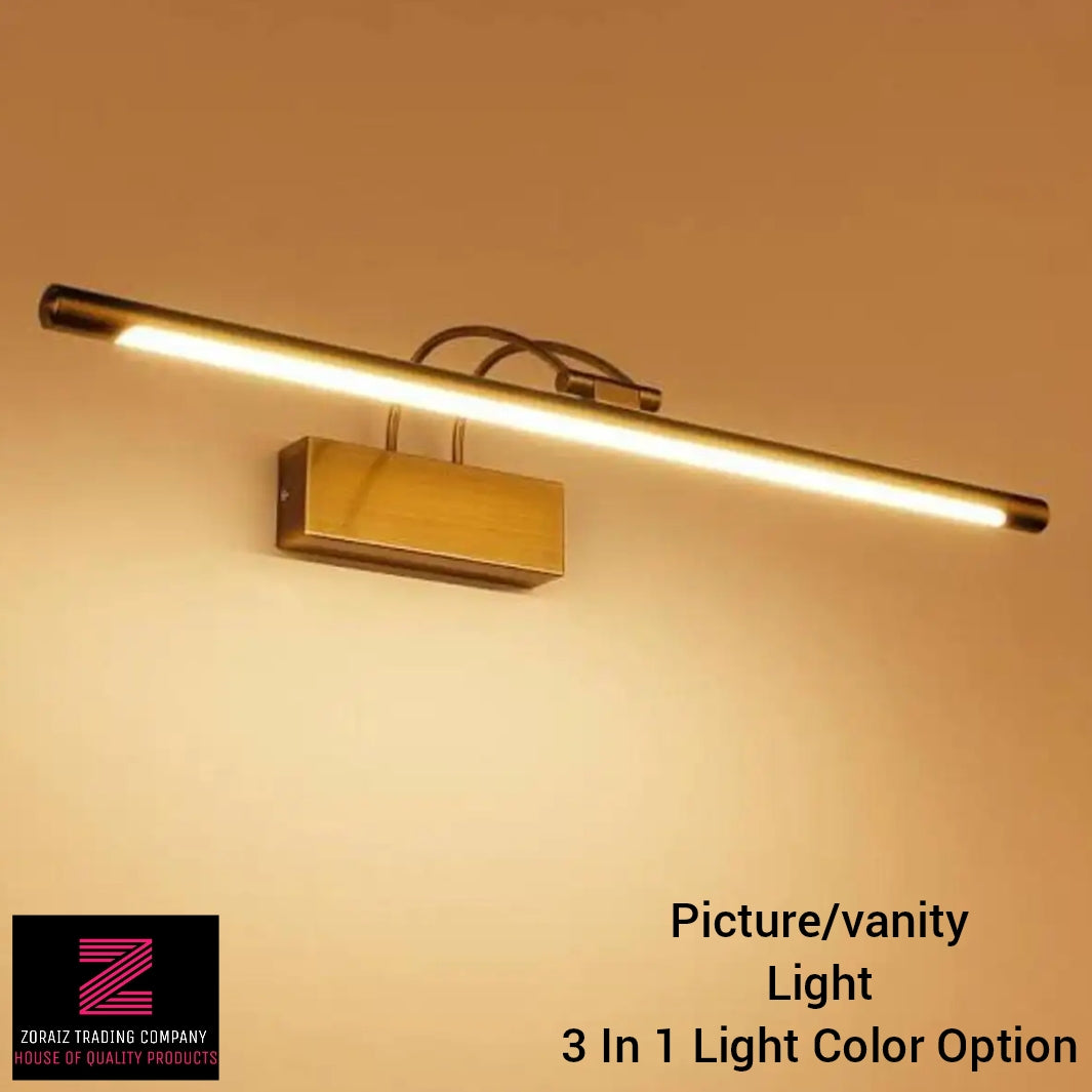 Imported Picture/Vanity Light 3 in 1 White,Warm,Natural Light Made in China