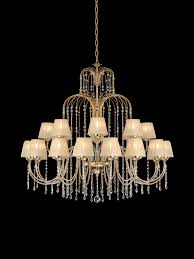 Myth & Magic (Gold) Glass Crystal Chandelier